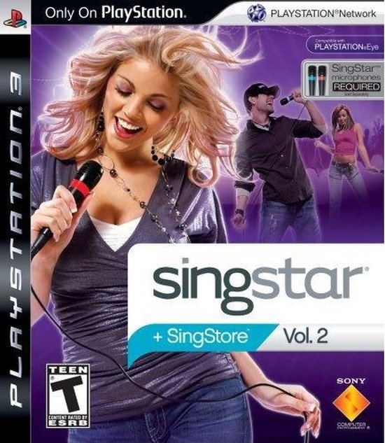 Sony SingStar Vol.2, PS3 PlayStation 3 Basis
