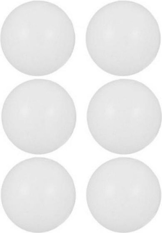 Nieuwe betekenis klep aluminium Ping Pong balletjes - 6 stuks - Ping pong ballen oranje - Tafeltennistaffel  bal | bol.com