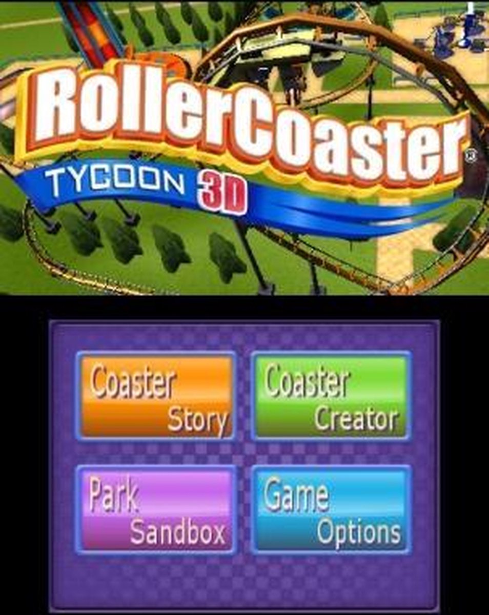 Rollercoaster Tycoon 3D Nintendo 3DS Games