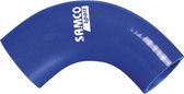 Samco Sport Siliconen Slang Lucht/water Ø51/60mm 102mm 90° Blauw
