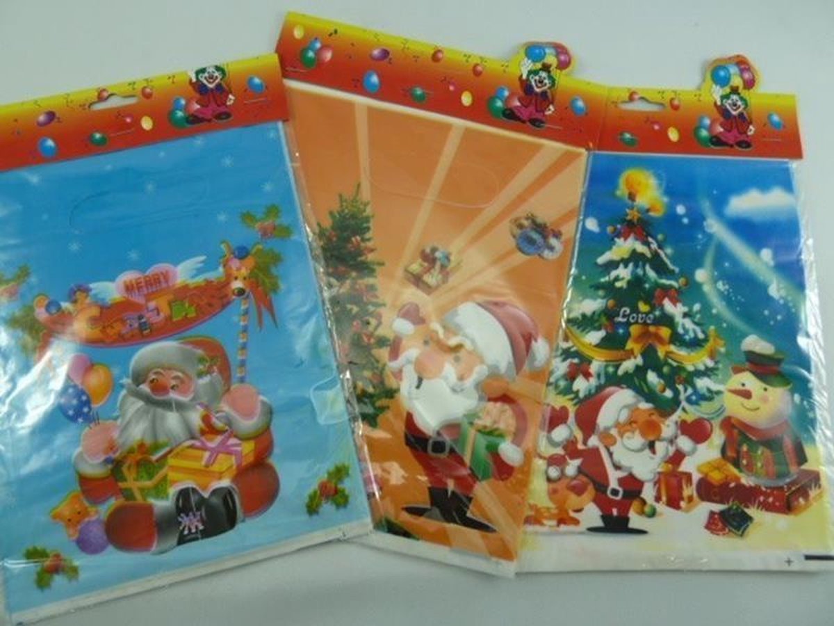 partybags kerst 22x17cm
