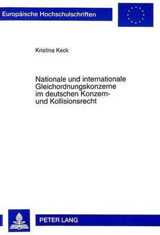 Nationale und internationale Gleichordnungskonzerne im deuts ... - cover