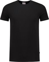 Tricorp 101013 T-Shirt Elastaan Fitted - Zwart - 3XL