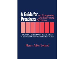 Moreshet Series; 11-A Guide for Preachers on Composing and Delivering Sermons