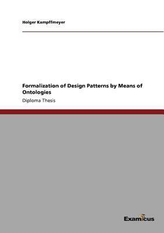 Formalization of Design Patterns by Means of Ontologies - cover