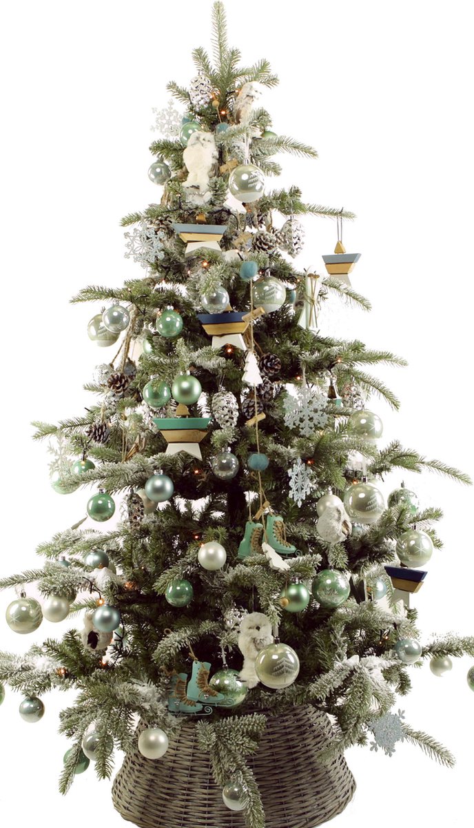 Versierde kerstboom Decotrees Frozen Style Deluxe - 210 cm - Met | bol.com