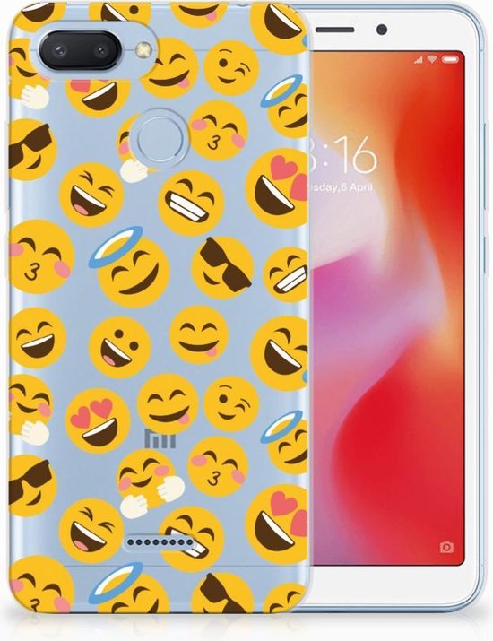 Xiaomi 6 TPU Hoesje Design Emoji | bol.com
