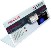 Sigma hartslagmeter promo display sigma borstband of hoofdlamp
