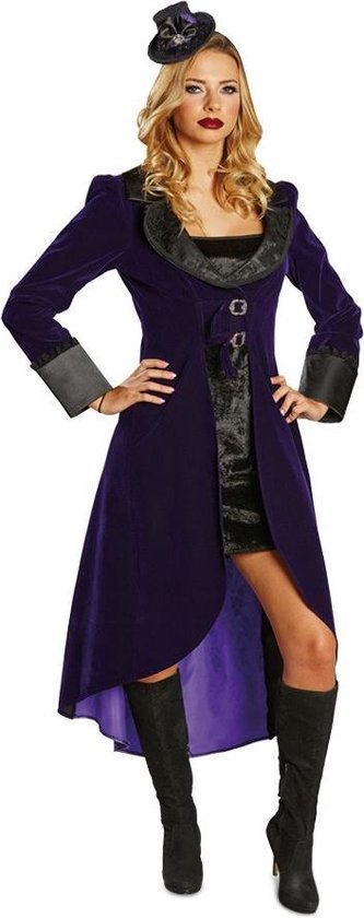 Jas vampier gothic voor dame maat 36 Jas vampier gothic voor dame maat 36
