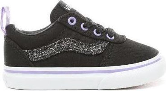 Vans TD Ward Slip On zwart glitter sneakers baby | bol.com