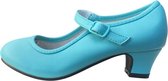 Elsa schoenen ijs blauw - Spaanse Prinsessen schoenen - maat 26 (binnenmaat 17 cm) bij verkleed jurk