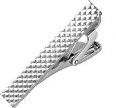 Fako Bijoux® - Dasspeld - Stropdas Clip - Tie Clip - Mini - Model Lars - 40mm - Zilverkleurig