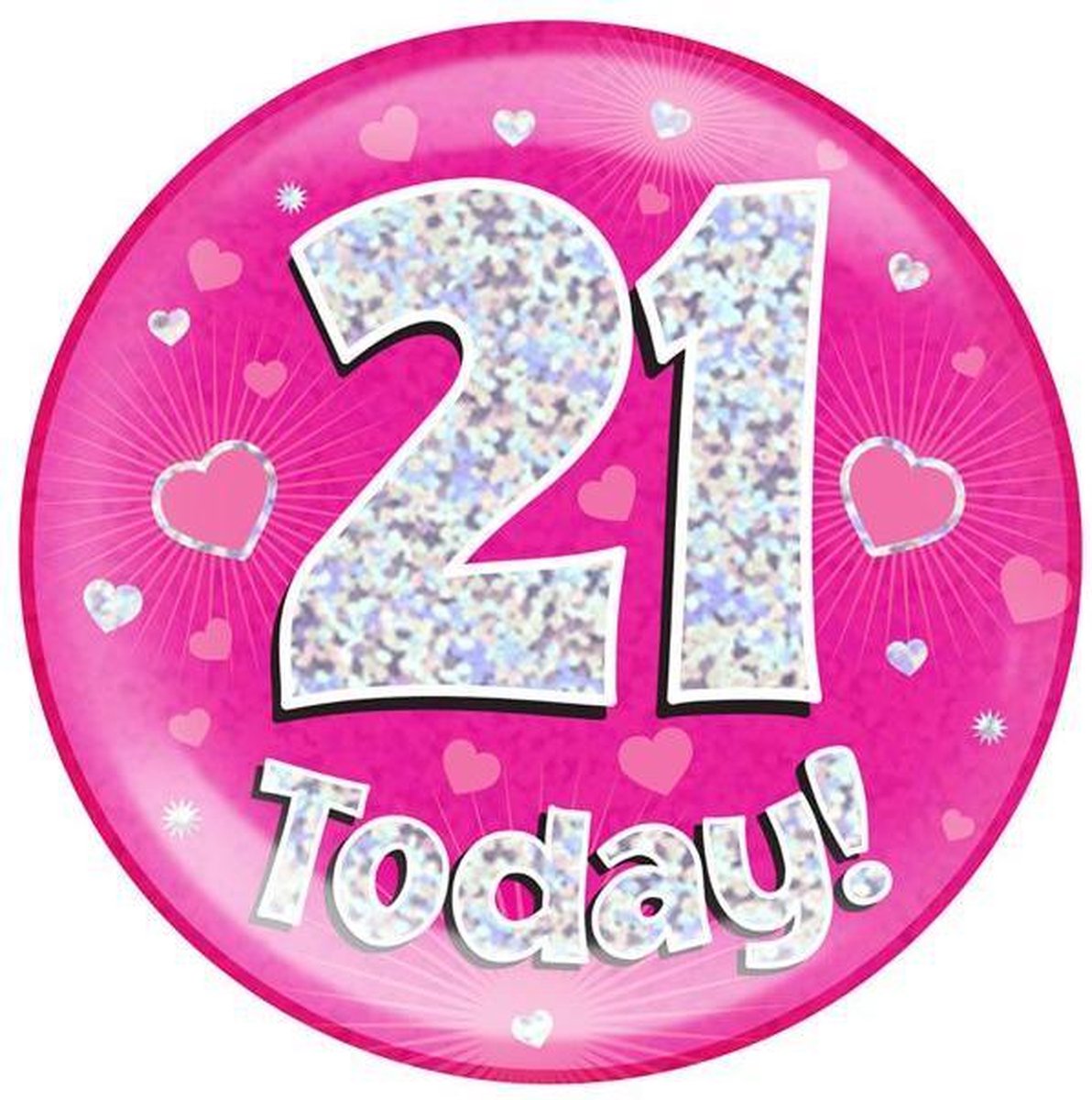 Button 21 today holografisch