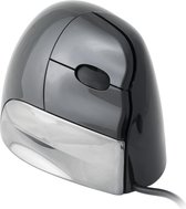 Bol.com Evoluent - ergonomische muis - rechtshandig - verticale muis - bedraad - zwart aanbieding
