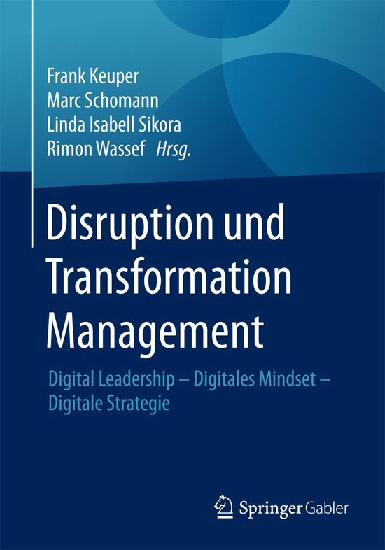 Disruption und Transformation Management - cover