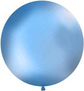 Ballonnen 1m, rond, Pastel blauw