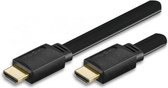 TECHly HDMI Aansluitkabel 1.00 m ICOC-HDMI-FE-010 Zwart [1x HDMI-stekker - 1x HDMI-stekker]
