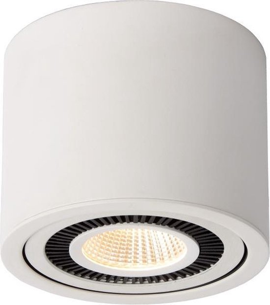 Lucide BRICE-LED Einbaustrahler – 15W, 3000K Warmweiß, Dimmbar, IP40, Weiß (16,8 X 16,8 Cm)