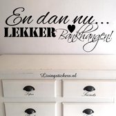 Muursticker woonkamer- En dan nu bankhangen -donkergrijs-40/25 cm (lxb)