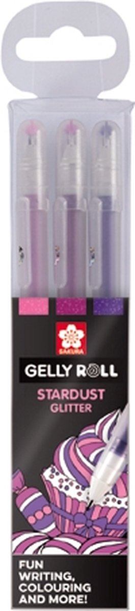 Sakura Gelly Roll Stardust gelpen set 3 – Sweets – glitter effect