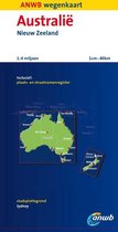 ANWB wegenkaart - Australië, Nieuw-Zeeland