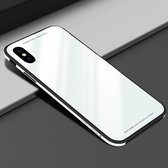 Tempered Glass + TPU + Metalen  Backcase - iPhone X/Xs - SULADA