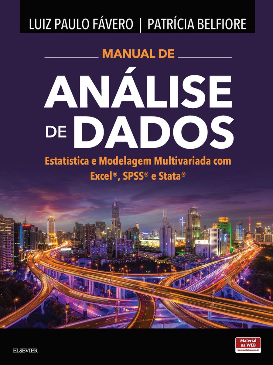 Manual de Análise de Dados (ebook), Luiz Paulo Favero 9788535285055 Boeken