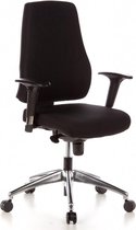 hjh office Pro-Tec200 - Chaise de bureau - Tissu - Noir