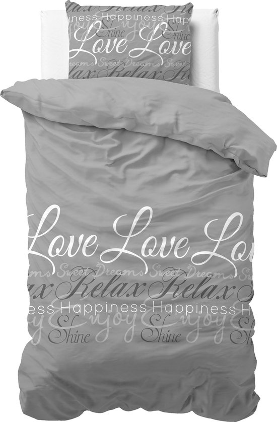 Sleeptime Love and Relax - Housse de couette - Simple - 140x200 / 220 + 1  taie... | bol