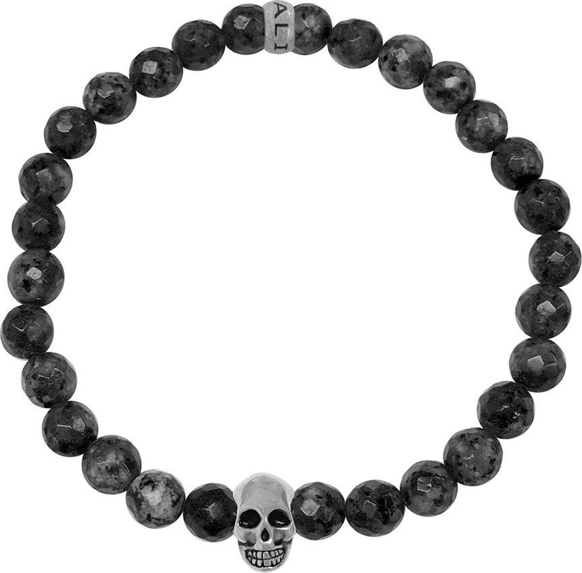 Felicidade Armband van labradoriet – natuursteen 8 mm – bescherming, welzijn en intuïtie – uniseks energie-sieraden in helende therapie voor mannen en
