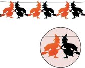 Halloween - Halloween heks slinger van 3 meter - Halloween/horror decoratie/versiering - Heksen slingers/banners/vlaggenlijnen