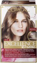 L'Oréal Paris Excellence Crème 7 - Middenblond 4 stuks