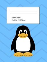 Tux College Ruled Notebook