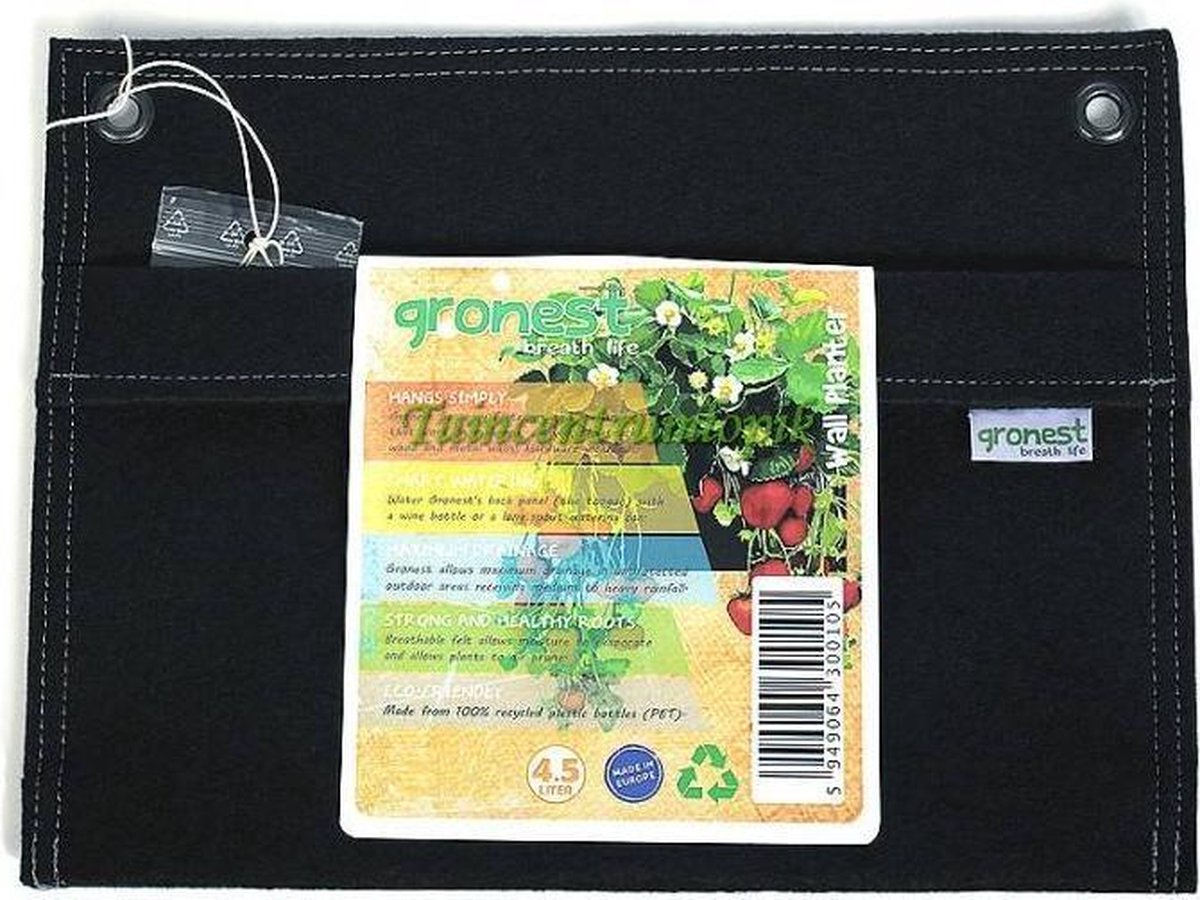 GRONEST AQUA BREATHE WALL PLANTER 4.5 LITER 33.5 X 26.5 CM