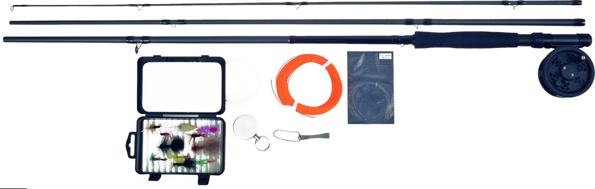 Albatros Fly Combo Kit 270/3 - Complete vliegvisset met hengel, reel, lijn en vliegen