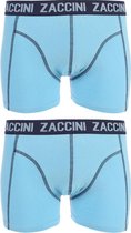 Zaccini - 2-pack Boxershorts Hemels Blauw - XL