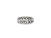 SILK Jewellery - Zilveren Ring - Chevron - 309.18 - Maat 18
