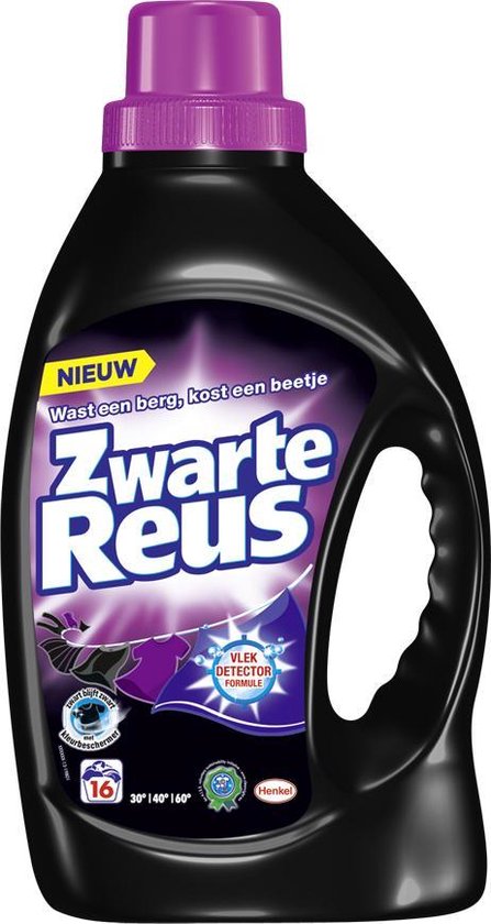Kerkbank vergeven Slaapzaal Zwarte Reus Gel - 1.056 L / 16 scoops - Vloeibaar Wasmiddel | bol.com