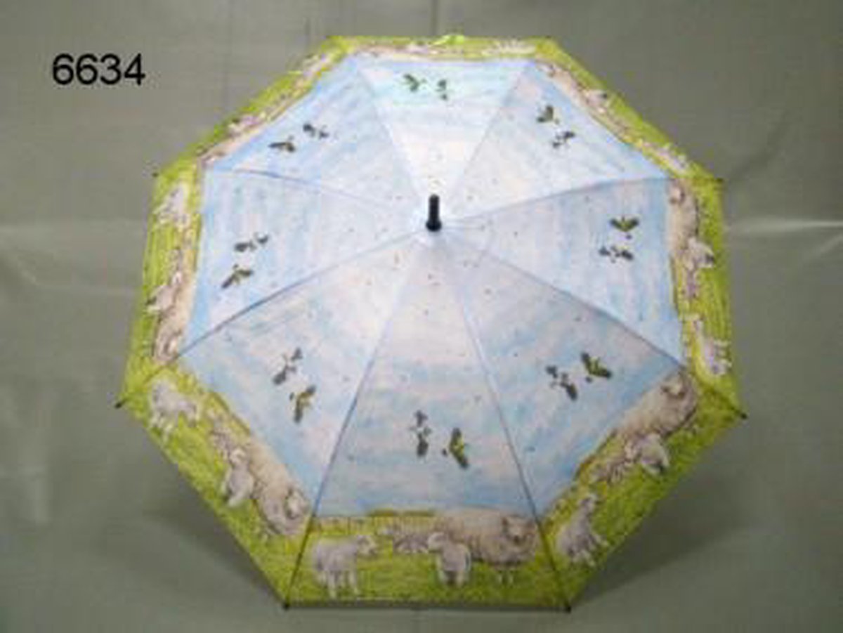 Paraplu Schapen – Vrolijke Dierenprint – Diameter 106 cm – Lengte 84 cm