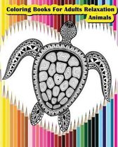 Coloring Books For Adults Relaxation Animals