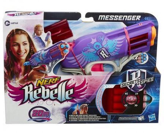 NERF messenger | Rebelle | | | speelgoed | 6 patronen | bol.com