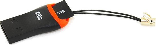 Micro SD geheugenkaartlezer | Micro SD USB stick | Micro SD kaart lezer USB stick | Micro SD card reader USB 2.0 | TF kaart lezer USB stick | Adapter - Merkloos
