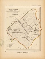 Historische kaart, plattegrond van gemeente Bocholtz in Limburg uit 1867 door Kuyper van Kaartcadeau.com