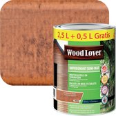 WoodLover Impregnant Semi mat - Beits - Transparante 2 lagige beits in natuur kleuren - 647 - Merantie Rood 3 L