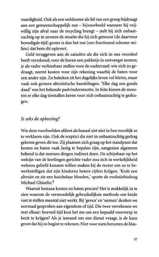 De zin van het geven