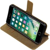 Goud Apple iPhone 7 Plus / 8 Plus TPU wallet case booktype hoesje HM Book