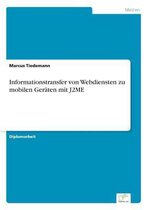 Informationstransfer von Webdiensten zu mobilen Geraten mit J2ME