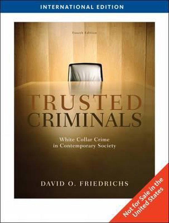 White Collar Crime In Contemporary Society, International Edition