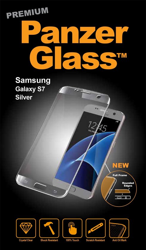 Smartphonehoesjes.nl Premium Screenprotector Samsung Galaxy S7 - Silver