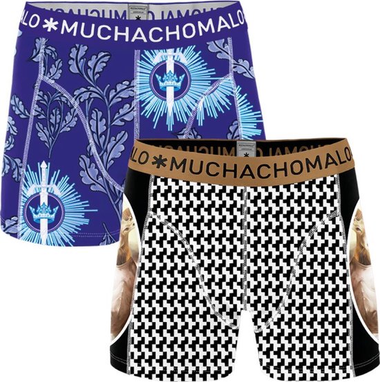 Muchachomalo - No guts no glory Jongens Boxershorts - 2-PACK - print/print